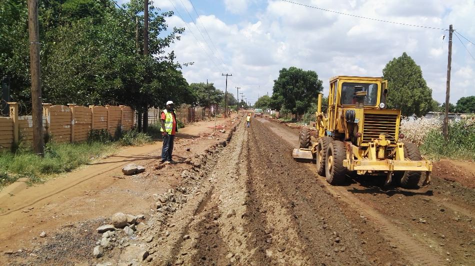 road and earth works